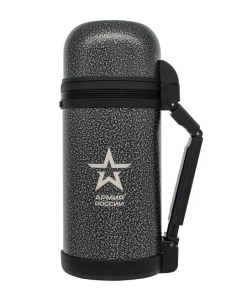 Thermos - термос универсальный Армия  1,2 л нержавеющая сталь серый - 1