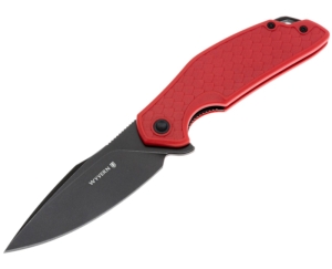 Mr Blade - нож складной Wyvern Blackwash рукоять Red - 1