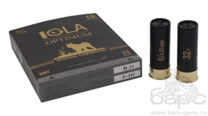 Патрон 12х70 дробь 0 Igla Optimum Технодинамика - 1