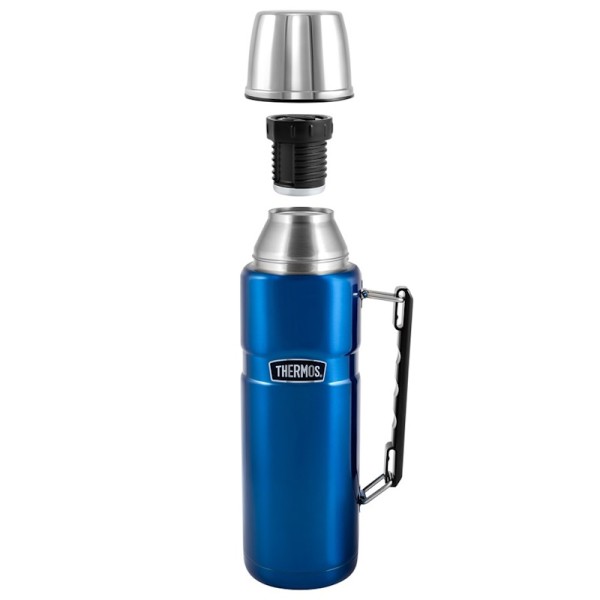 Thermos - термос для напитков SK 2010 BL 1,2 л нержавеющая сталь синий - 2