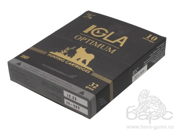 Патрон 12х70 дробь 00 Igla Optimum Технодинамика - 2