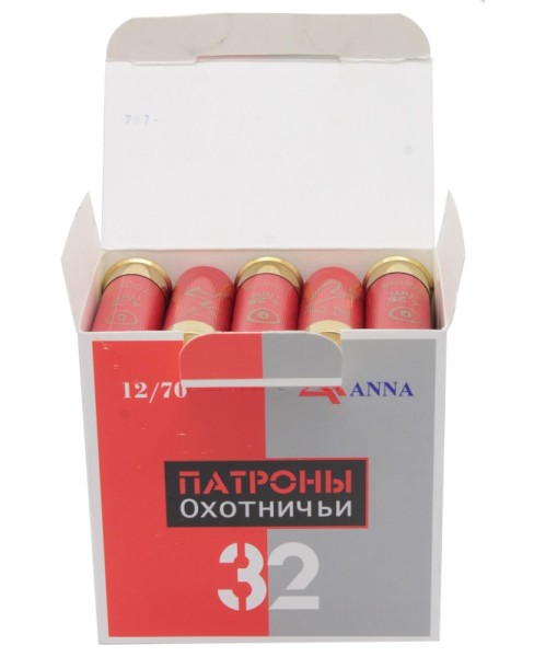 патрон 12х70 дробь 0 ANNA - 3